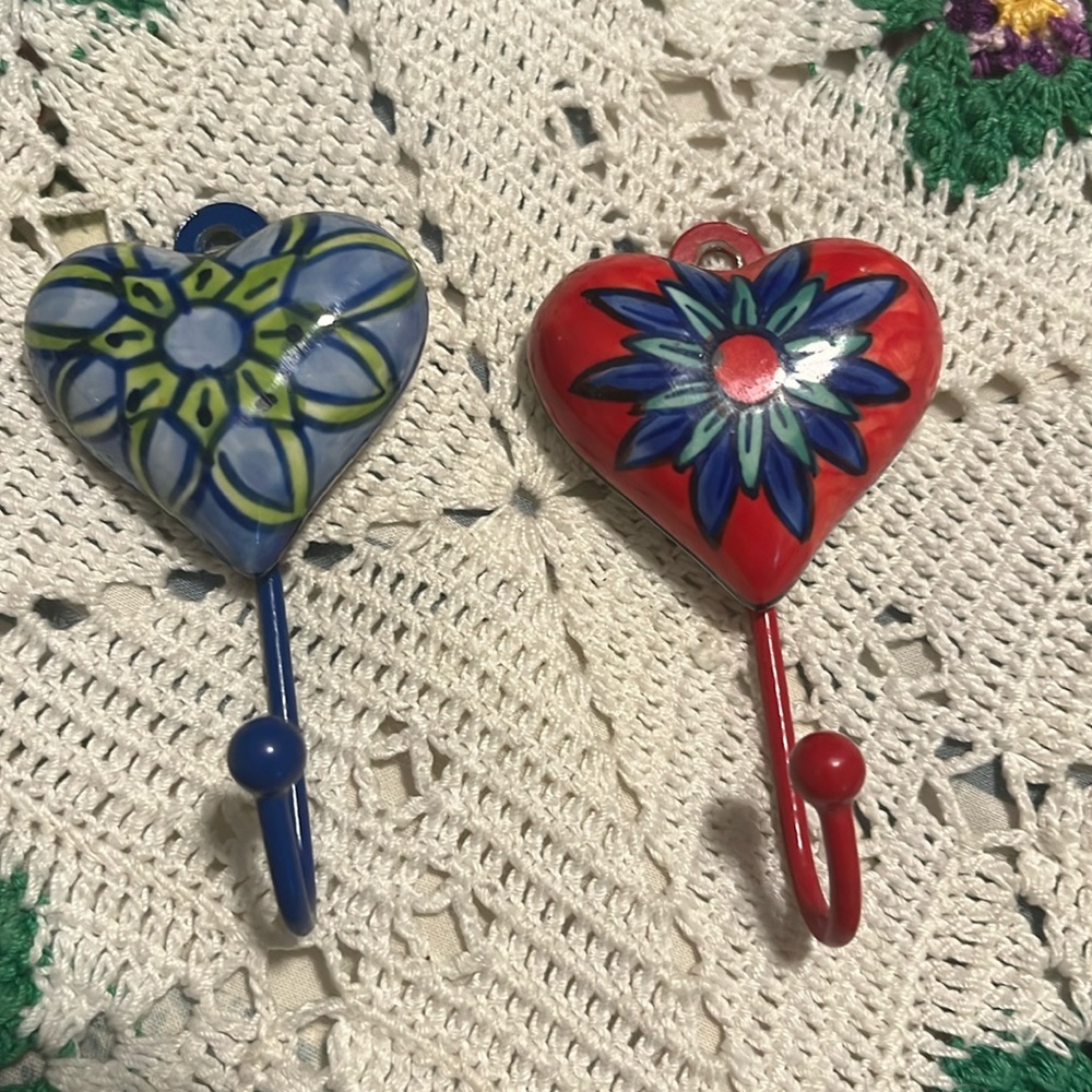 Ceramic wall hook